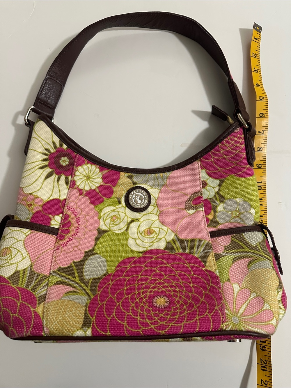 Spartina 449 Daufuskie IslandFloral Canvas Shoulder Bag